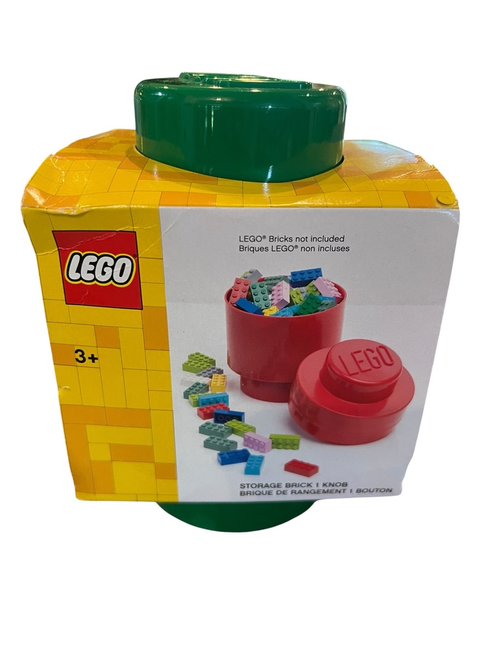 LEGO Green Storage Brick Container